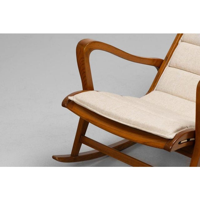 Rocking Chair Technical Studio from Ufficio Tecnico Cassina, Italy, 1955 For Sale - Image 6 of 18