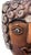 Fornasetti 1960s Monumental Handcrafted Mexican Terra Cotta Janus Head Planter / Vessel With Spiral Relief Motif For Sale - Image 4 of 9