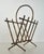 1940s Magazine rack in faux bamboo and gold metal Attributed to Maison Baguès For Sale - Image 12 of 12