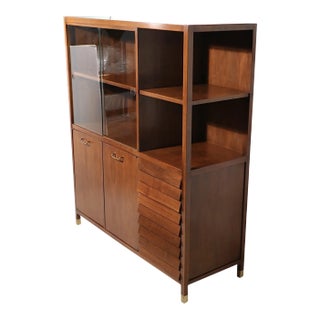 Mid Century Merton Gershun for American of Martinsville Sideboard Server Bookshelf C. 1950/60’s For Sale