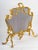 Metal Large Louis XV Style Gilt Bronze Fire Screen For Sale - Image 7 of 9