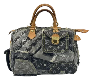 Louis Vuitton Denim Patchwork Speedy