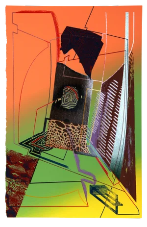 William Schwedler Dead Give Away Serigraph