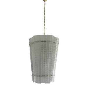Murano Glass Sputnik Chandelier Lantern, Mazzega Style