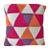Strong Pink Triangles Geométrica Cushion from Com Raiz For Sale