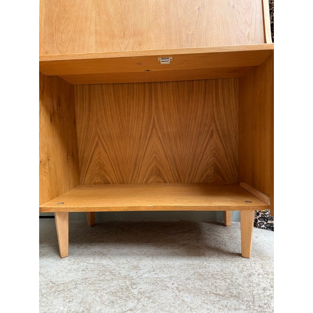 Mid-Century Modern Oak Secretaire, 1960s For Sale - Image 17 of 18