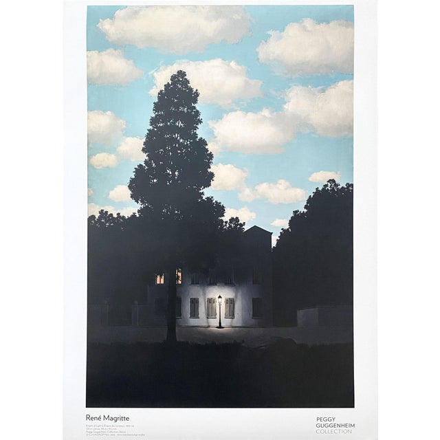 René Magritte Empire of Light Official Exhibition Poster Publisher: Guggenheim Museum Venice Dimensions: 19,6 x 27,5 in /...