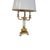 1960s Three-Light Table Lamp in Bronze and White Marble, 1960s For Sale - Image 5 of 6