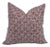 Fabdivine Handmade Block Printed Cushion Cover 24x24 Inch Pure Linen- Shatru For Sale