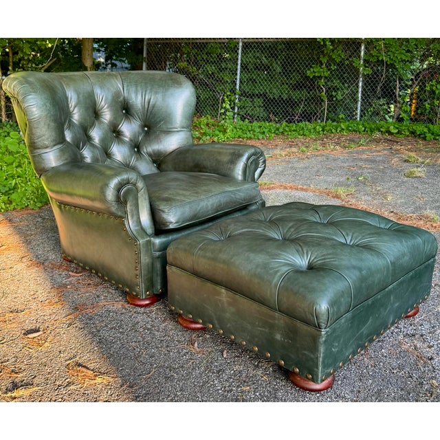 Ralph Lauren Leather Writer’s Chairs- Set of 2 For Sale - Image 11 of 12