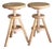 Vintage Adjustable Screw Stools For Sale