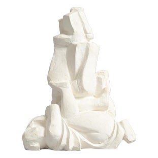 Jan Keustermans, Abstract Sculpture, Plaster For Sale