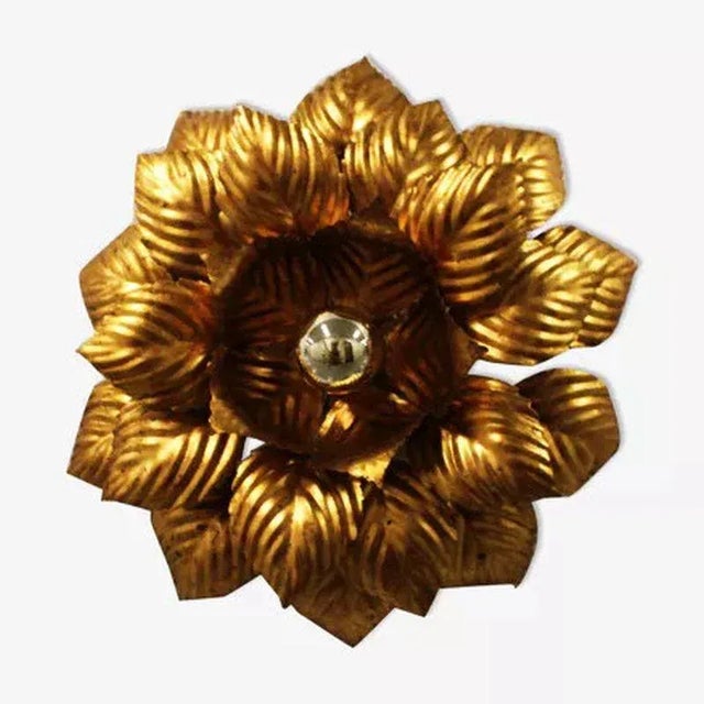 Masca Floral Wall Light, 1970s For Sale - Image 11 of 11