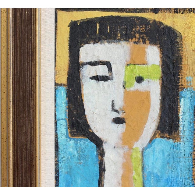 Florentine School Artist, Prisms of Identity: A Portrait Series V, 1980s-1990s, Acrylic on Canvas, Framed For Sale - Image 10 of 12