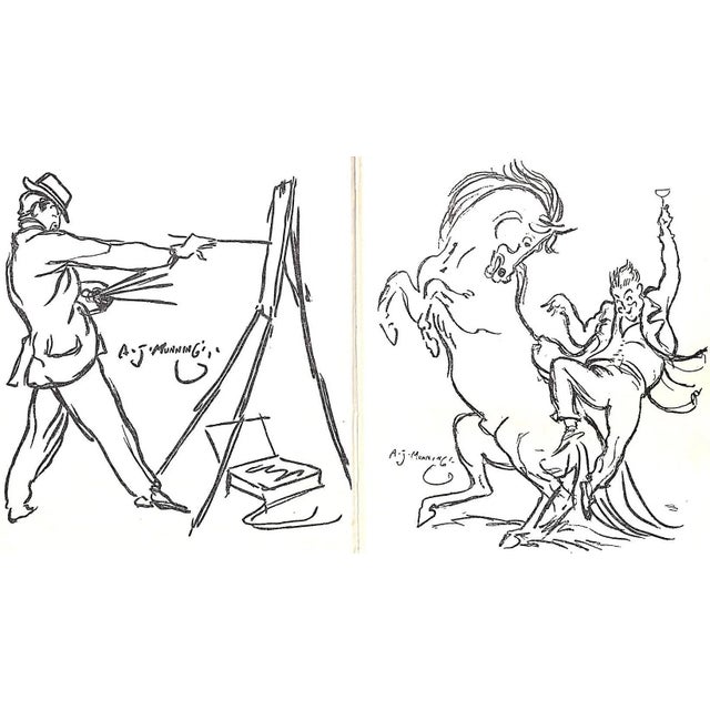 "An Artist's Life the Second Burst the Finish" 1955 Munnings, Sir Alfred For Sale - Image 4 of 12