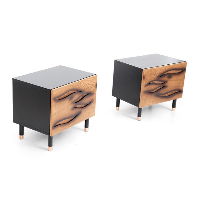 Contemporary Bedroom Nightstands | Chairish