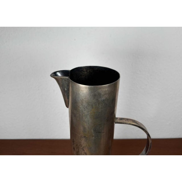 Mid-Century Minimalist Metal Carafe, 1960s For Sale - Image 17 of 18