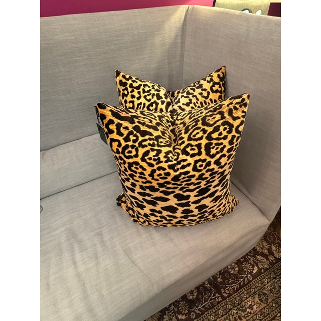 Leopard Print Pillow With New Insert For Sale In Miami - Image 6 of 7