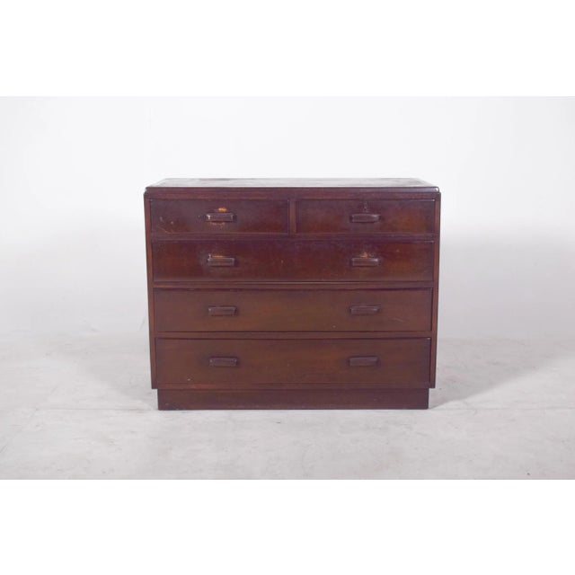 Vintage English Chest of Drawers, 1920 For Sale - Image 10 of 10