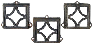 Iron Architectural Elements, Set of 3