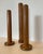1920s Wooden Spool Candlesticks - Set of 3 For Sale - Image 4 of 8