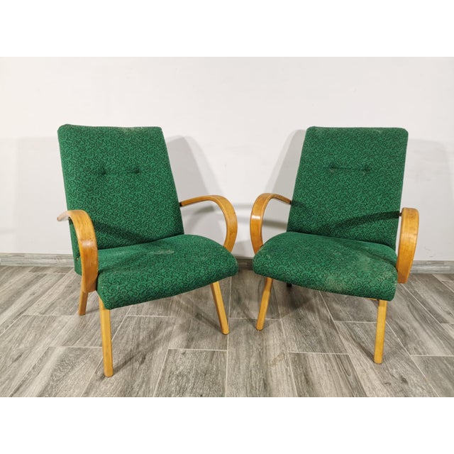 Set of Vintage Armchairs by Jaroslav Smidek, 1960s For Sale - Image 16 of 18