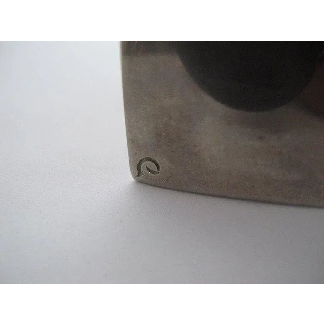 1960s Mid-Century Modern Paul Sisko Stainless Steel Sculpture For Sale - Image 4 of 9