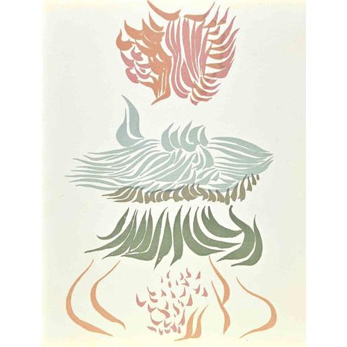 Jacques Herold, Abstract Composition, 1974, Lithograph For Sale