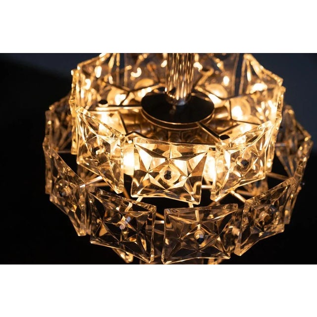 Mid-Century Crystal Chandelier by Kinkeldey, Germany, 1960s For Sale - Image 9 of 13