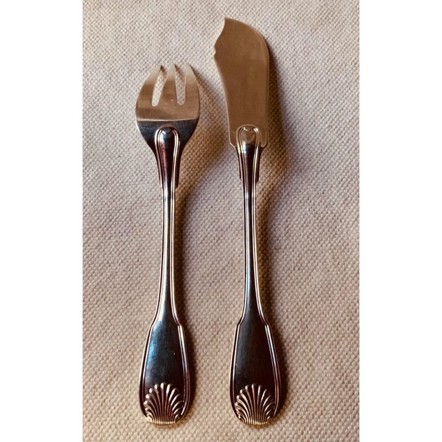 Late 19th Century James Dixon & Sons Silver-Plate Fish Set - 12 pcs For Sale - Image 17 of 18