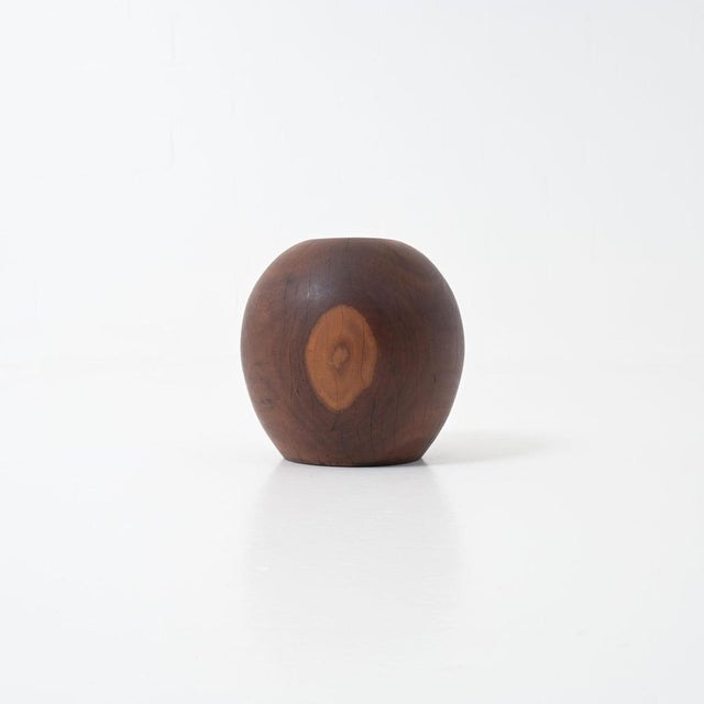 Vintage Wooden Stool, 1950s For Sale - Image 3 of 13