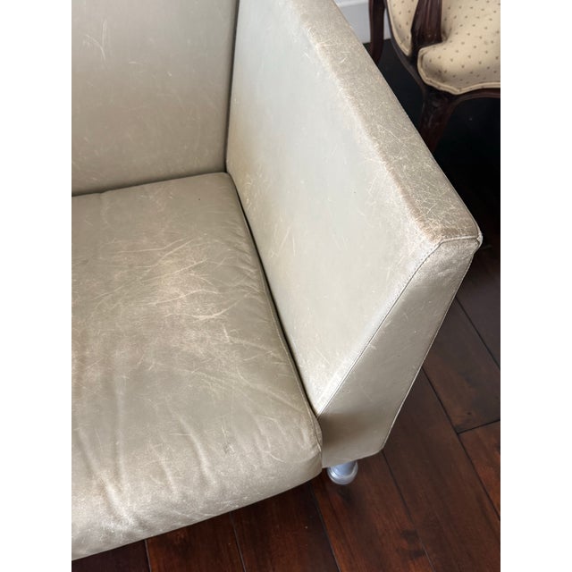 Grey Ettore Sottsass East Side Armchair for Knoll, Circa 1980, Italy For Sale - Image 9 of 9