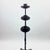 2020s Hand Forged Iron Candelabra Set of 3 (92-112cm) Antique Copper Finish Slender Stem with French Scroll Base For Sale - Image 5 of 7