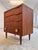 Danish Teak Chest of Drawers with Wooden and Brass Handles For Sale - Image 5 of 11