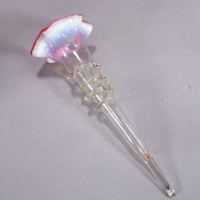 A Wooden Carved Black Forest Bear With Glass Vase Ca. 1900s For Sale - Image 10 of 10