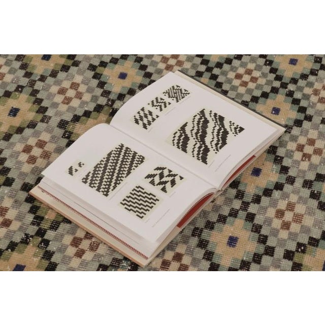 Vintage Distressed Rug With Diamond Mosaic and Geometric Borders - Rug & Kilim For Sale - Image 10 of 10