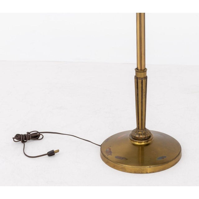 Mid-Century Modern Modern Brass Articulated Floor Lamp For Sale - Image 3 of 7