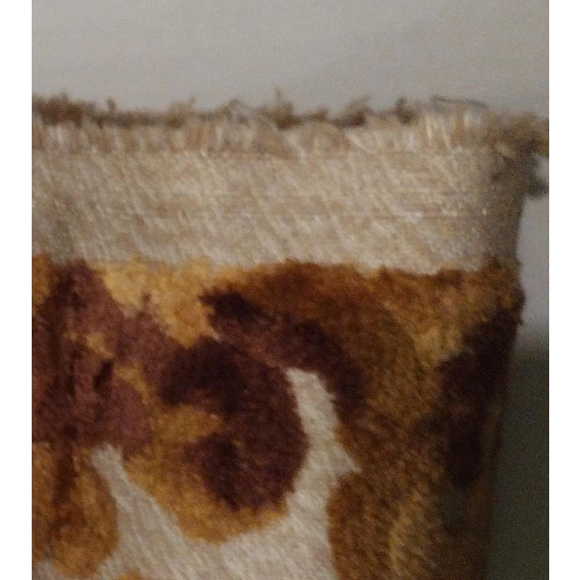 2000 - 2009 2 1/2 Yards of Golden Floral Upholstery Fabric For Sale - Image 5 of 9