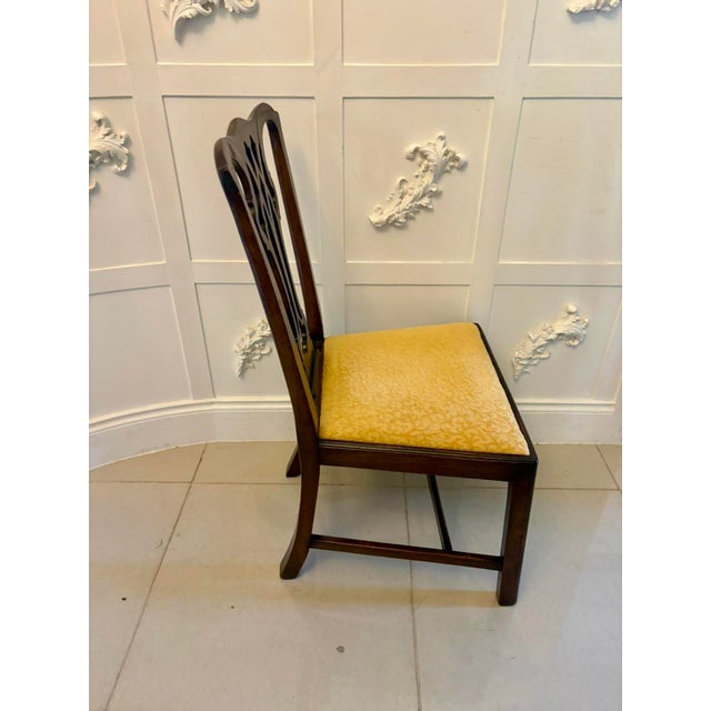 Antique English Victorian Mahogany Carver Dining Chairs, 1880s, Set of 8 For Sale - Image 9 of 18