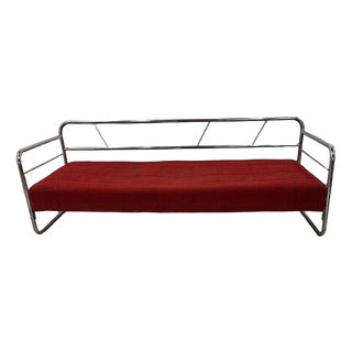 Bauhaus Tubular Steel Sofa, 1940s For Sale