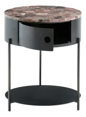 Talbingo Marbled Bedside Table by AM.PM, 2010s