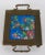Art Deco Longwy Tile in Cast Bronze Frame For Sale - Image 3 of 11