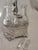 Antique Silverplate and Crystal Four Bottle Cruet Set For Sale In Denver - Image 6 of 11