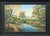 Lush Tree Lined Towpath on the River Lagan in Northern Ireland by Irish Artist 1986 For Sale