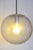 Beautiful spherical pendant light from the limburg glassworks. the light is very well made and features a chrome fitting...
