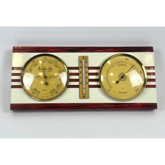 Mid-Century German Weather Station, 1980s For Sale - Image 11 of 11