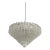 Murano Glass Sputnik Chandelier Transparent Mazzega Style For Sale