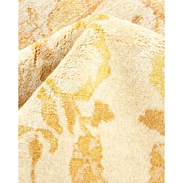 Textile Mogul, One-of-a-Kind Hand-Knotted Area Rug in Ivory, 8' 1" x 10' 2" For Sale - Image 7 of 8