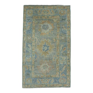 Turkish Oushak Rug 1'11" x 3'3" #17502 For Sale