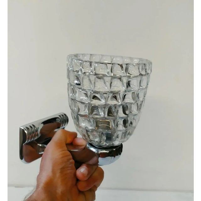 Wall Light attributed to Ercole Barovier for Barovier & Toso, 1940s For Sale - Image 8 of 10